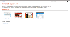 Desktop Screenshot of phpdave.com